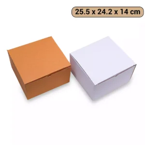 Anzin Corrugated Cardboard Box (25.5 x 24.2 x 14 cm) - [AC006]